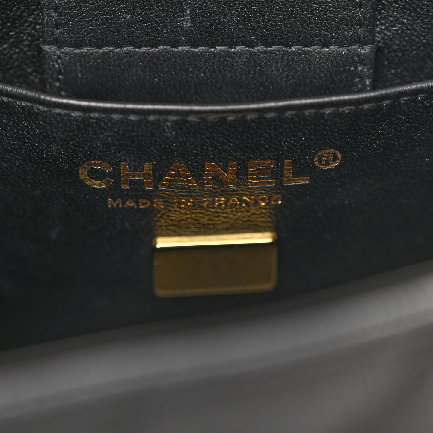 Caviar Quilted Mini Bucket Bag Black