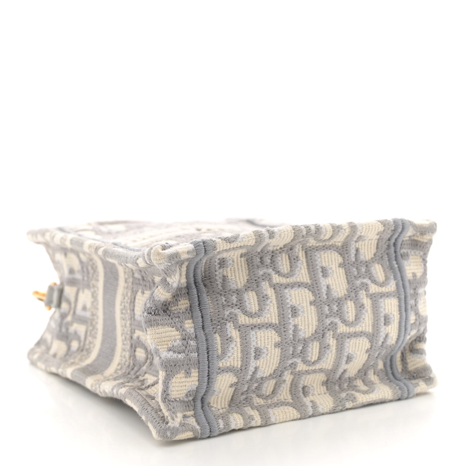 Christian Dior Oblique Mini Book Tote Phone Bag Grey 4 of 10