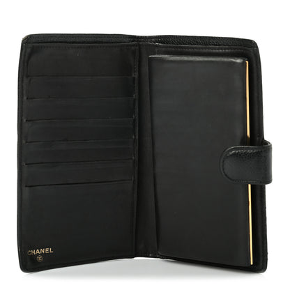 Chanel Caviar Timeless CC French Wallet Black 5 of 9