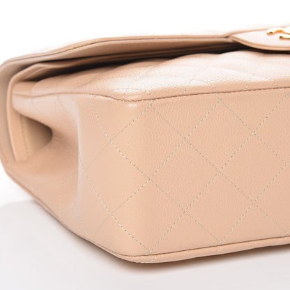 Chanel Caviar Quilted Jumbo Double Flap Beige Clair 5 of 12
