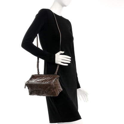 Givenchy Tumbled Sheepskin Mini Pandora Charcoal 2 of 7