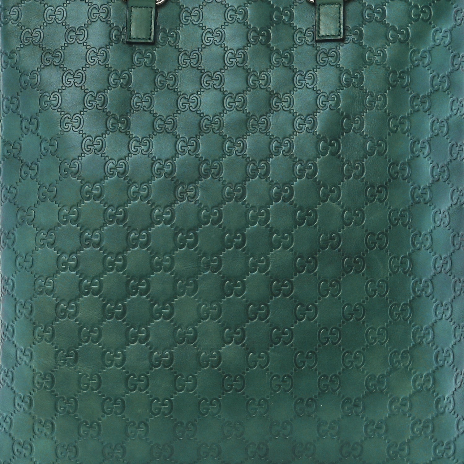 Gucci Guccissima Flat Vertical Tote Green 9 of 12