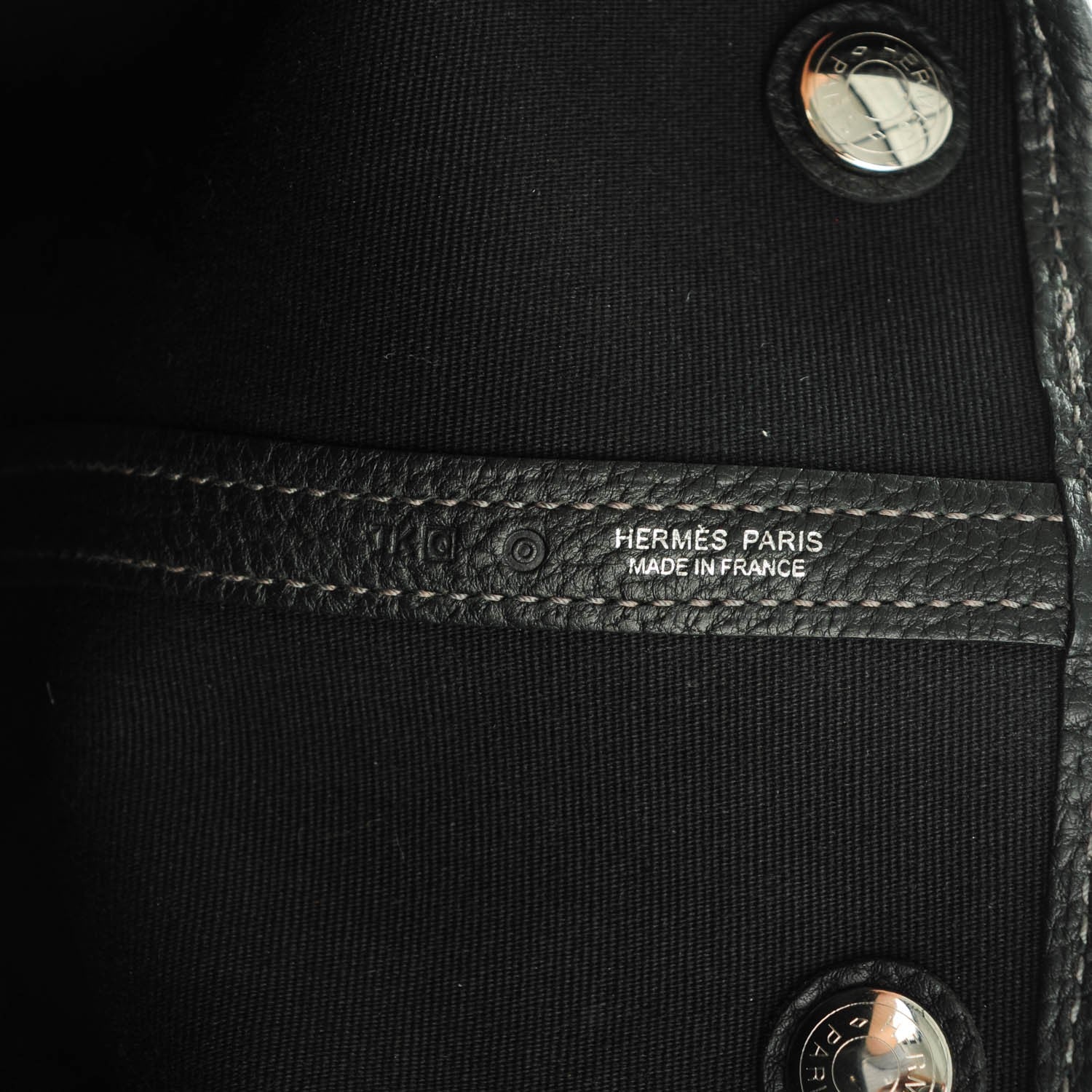 Hermes Toile Negonda Garden Party Tote 36 MM Black 6 of 6