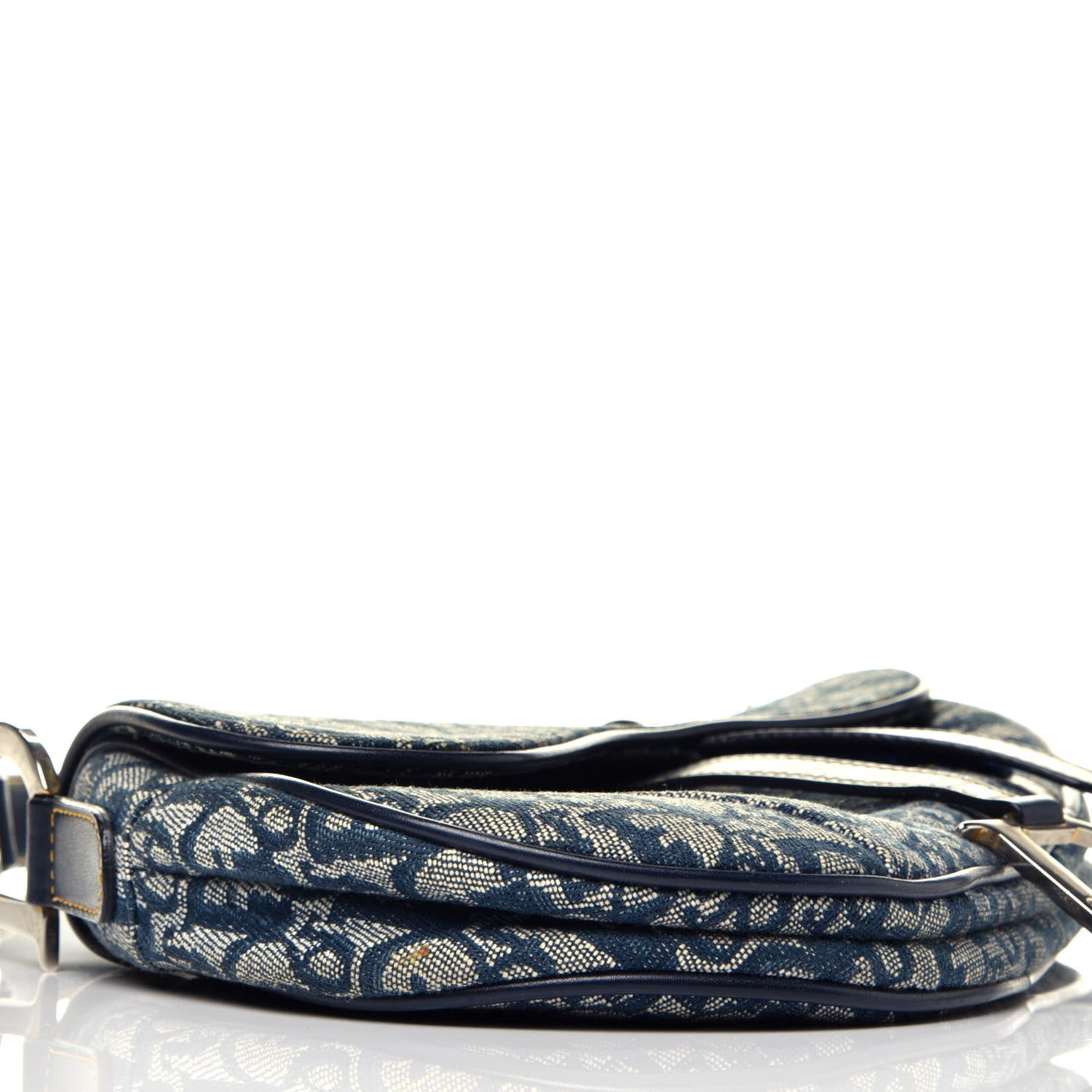 Christian Dior Monogram Saddle Bag Blue 7 of 8