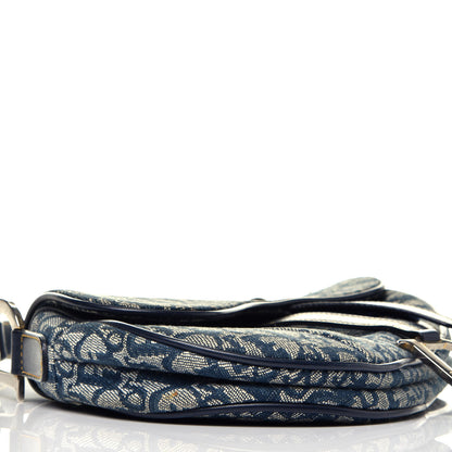Christian Dior Monogram Saddle Bag Blue 7 of 8