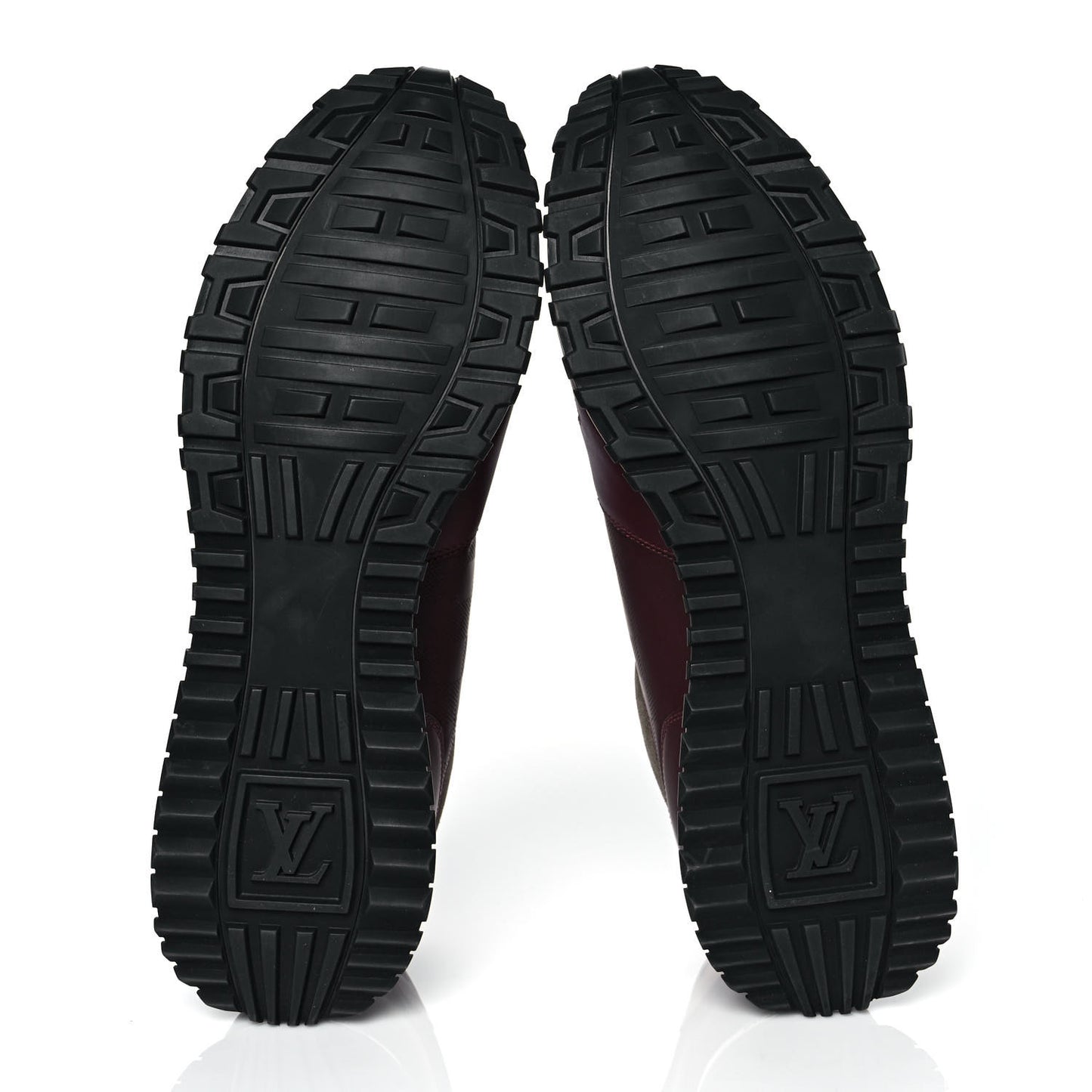Calfskin Suede Run Away Sneakers 10.5 Bordeaux