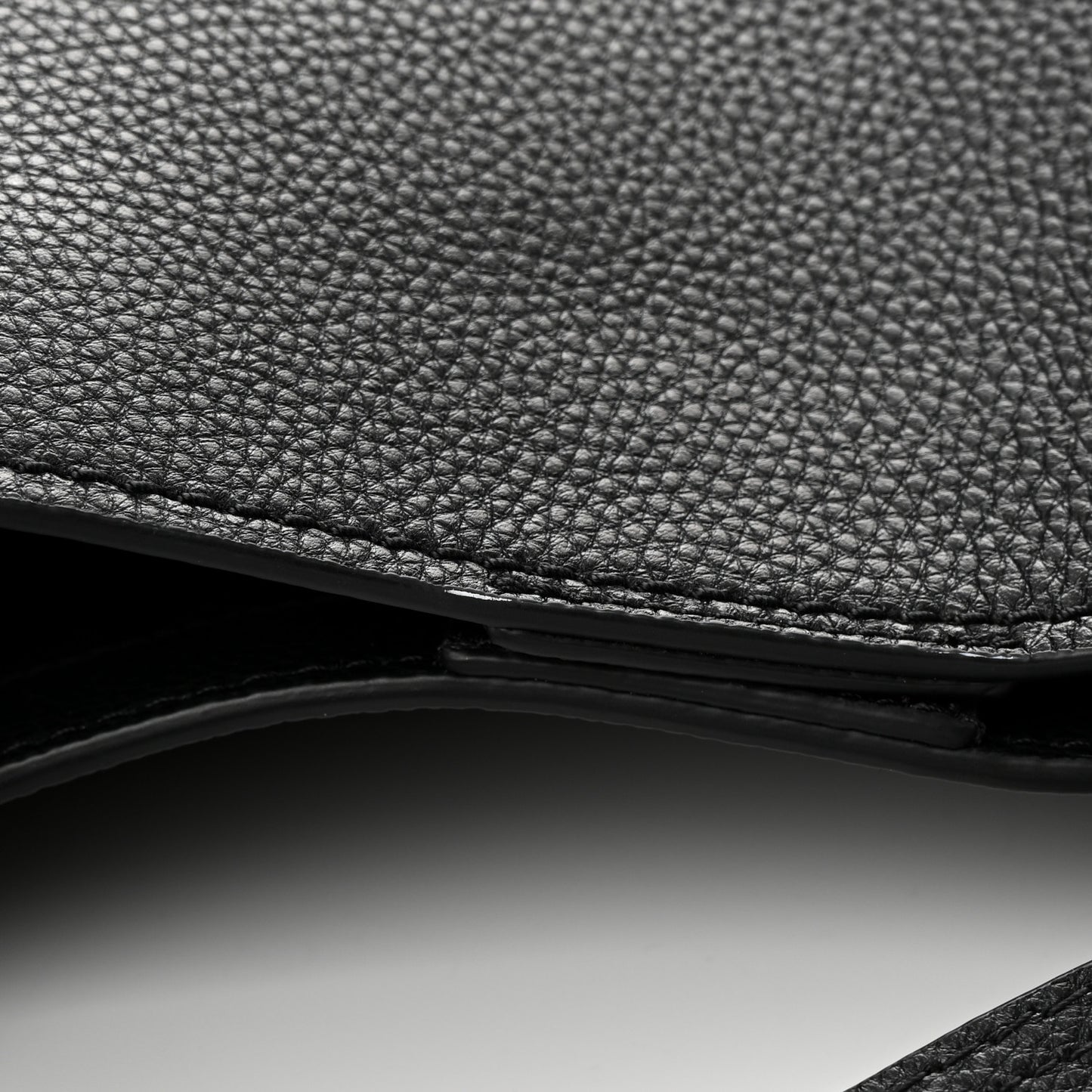 Grained Calfskin The Director Tote Black