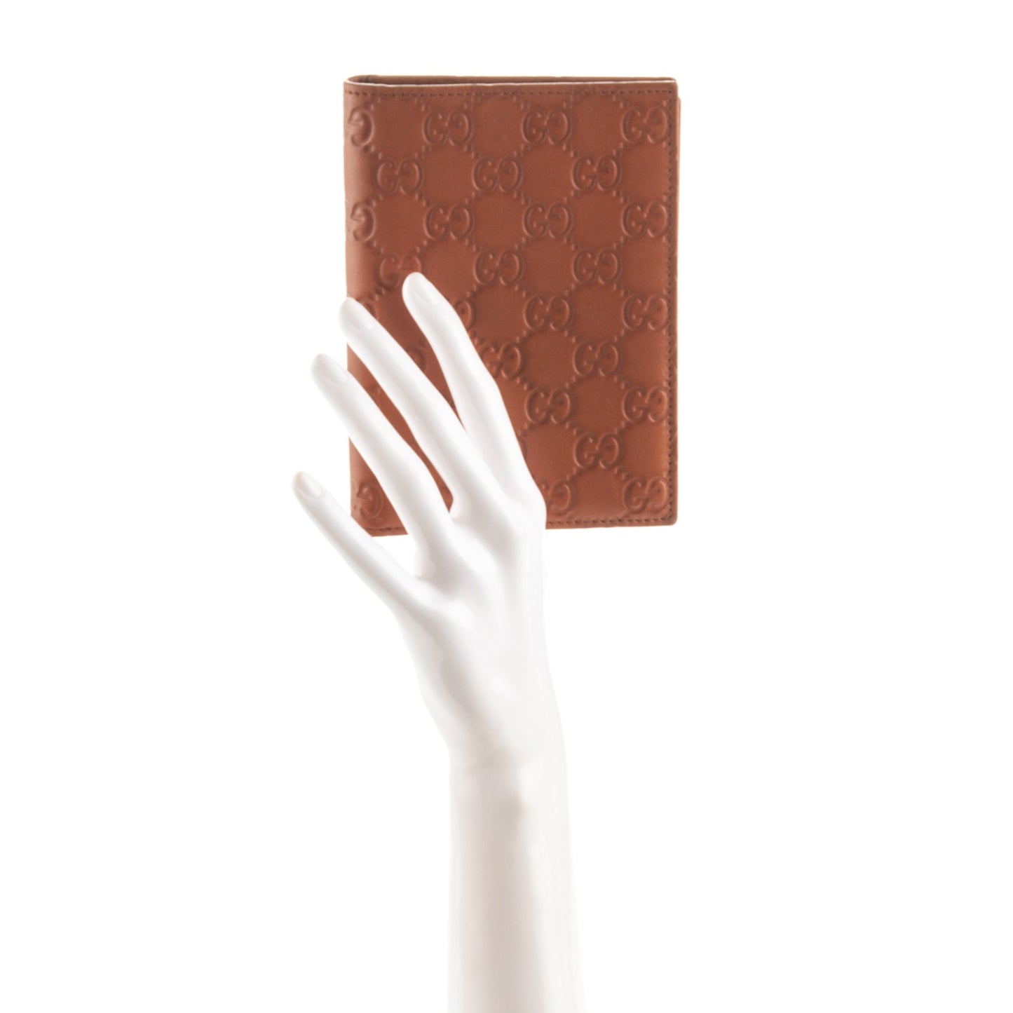Guccissima Passport Case Saffron