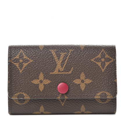 Louis Vuitton Monogram 6 Key Multicles Holder Fuchsia 1 of 12
