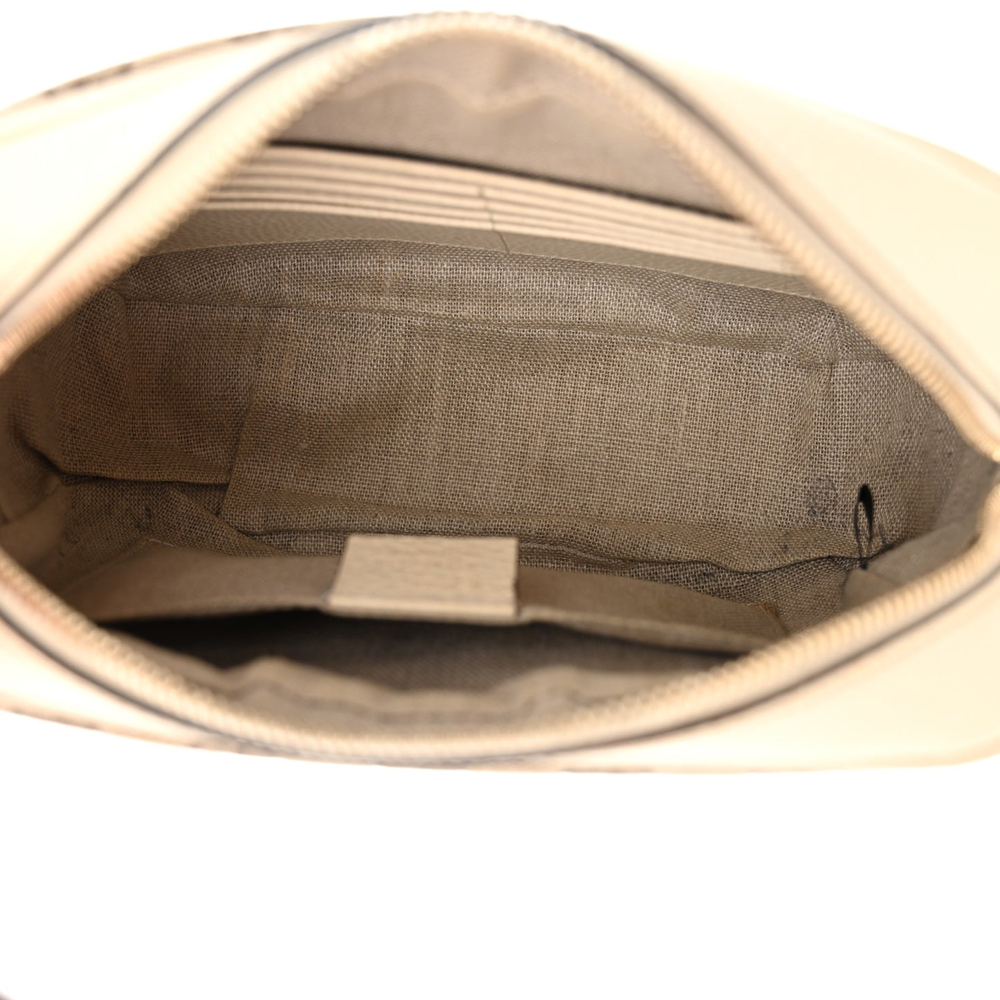 Monogram Dollar Calfskin Mini Bree Messenger Bag Beige Ebony Avoire