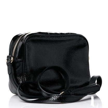 Gucci Soft Patent Small Soho Disco Bag Black 3 of 12