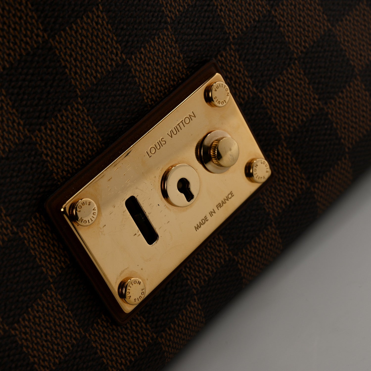 Louis Vuitton Damier Ebene Pochette Ascot 8 of 8