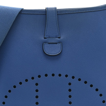 Hermes Courchevel Evelyne GM Bleu France 8 of 11