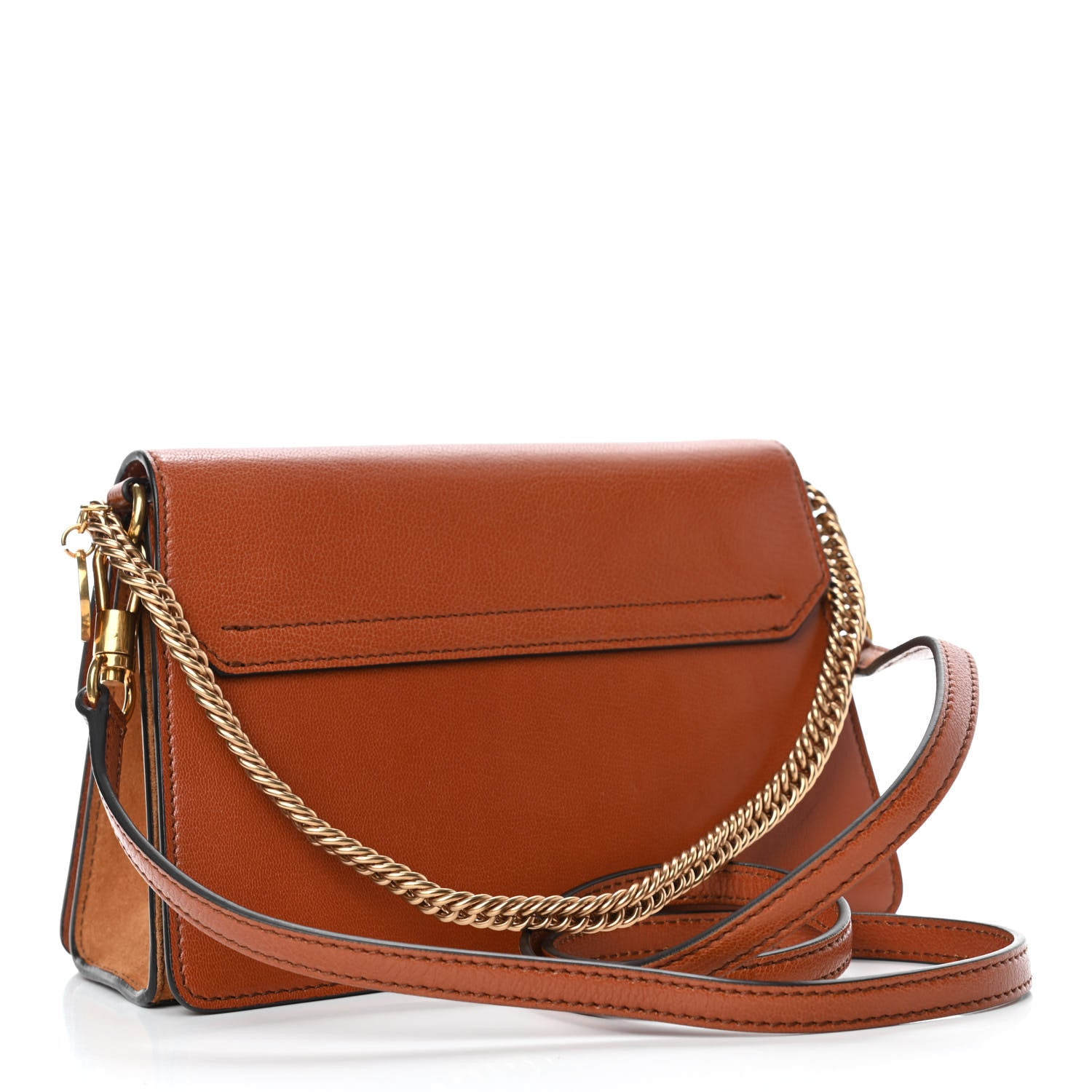 Givenchy Goatskin Small GV3 Shoulder Bag Chestnut 2 of 4