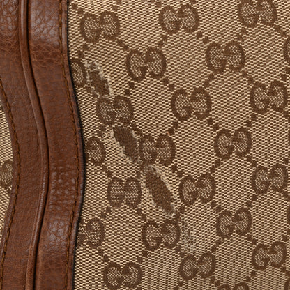 Gucci Monogram Calfskin Medium Bella Flap Bag Brown 14 of 19