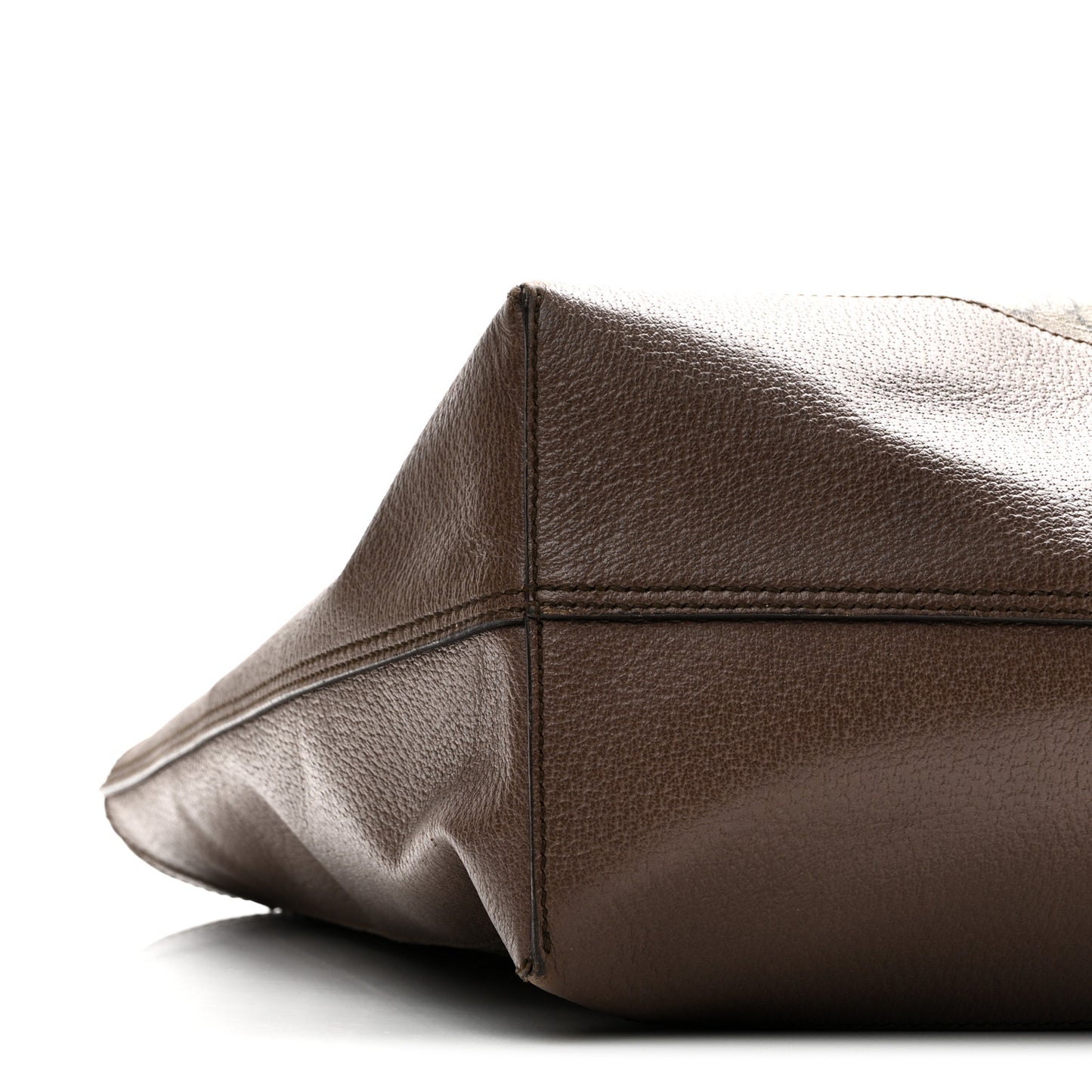 GG Supreme Monogram Web Ophidia Tote Brown