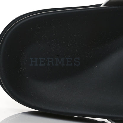Hermes Calfskin Womens Chypre Sandals 36 White 7 of 9