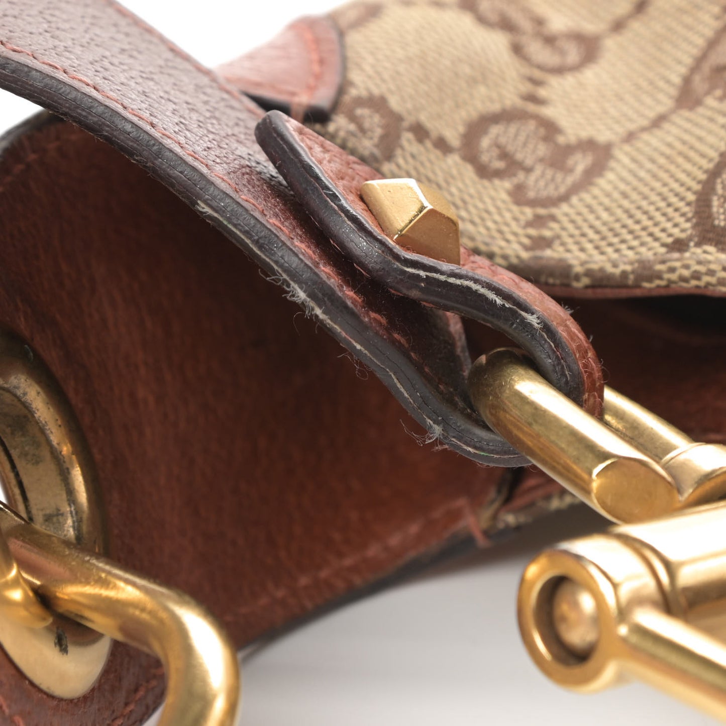 Monogram Mini Piston Lock Jackie O Hobo Brown