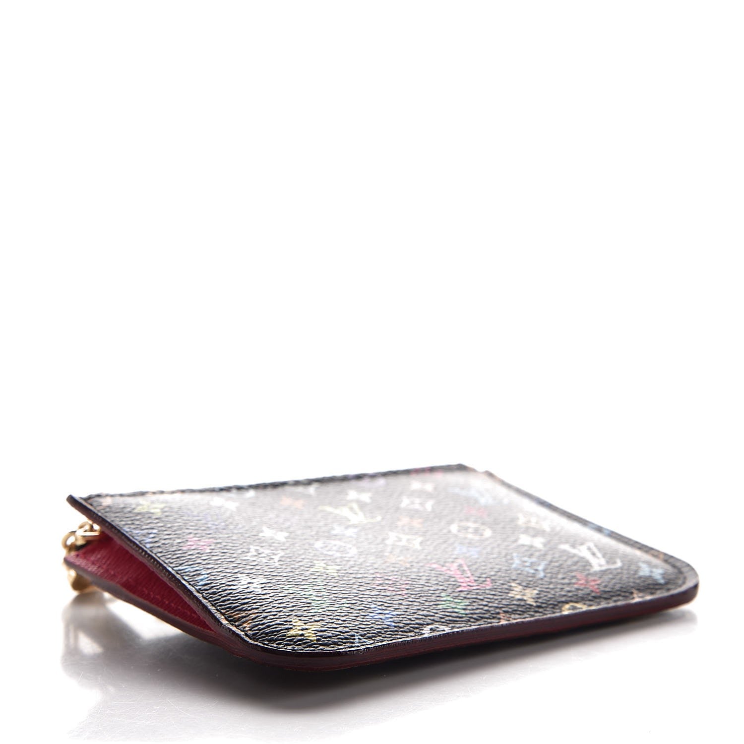 Louis Vuitton Monogram Multicolor Key Pouch Black Grenade 4 of 8