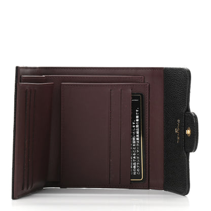 Chanel Caviar Quilted Compact Flap Wallet Black 7 of 10