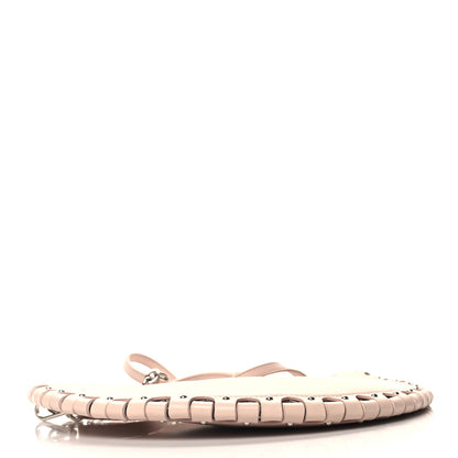 Alaia Lambskin Studded Chain Demi Lune Bag Galet 4 of 9