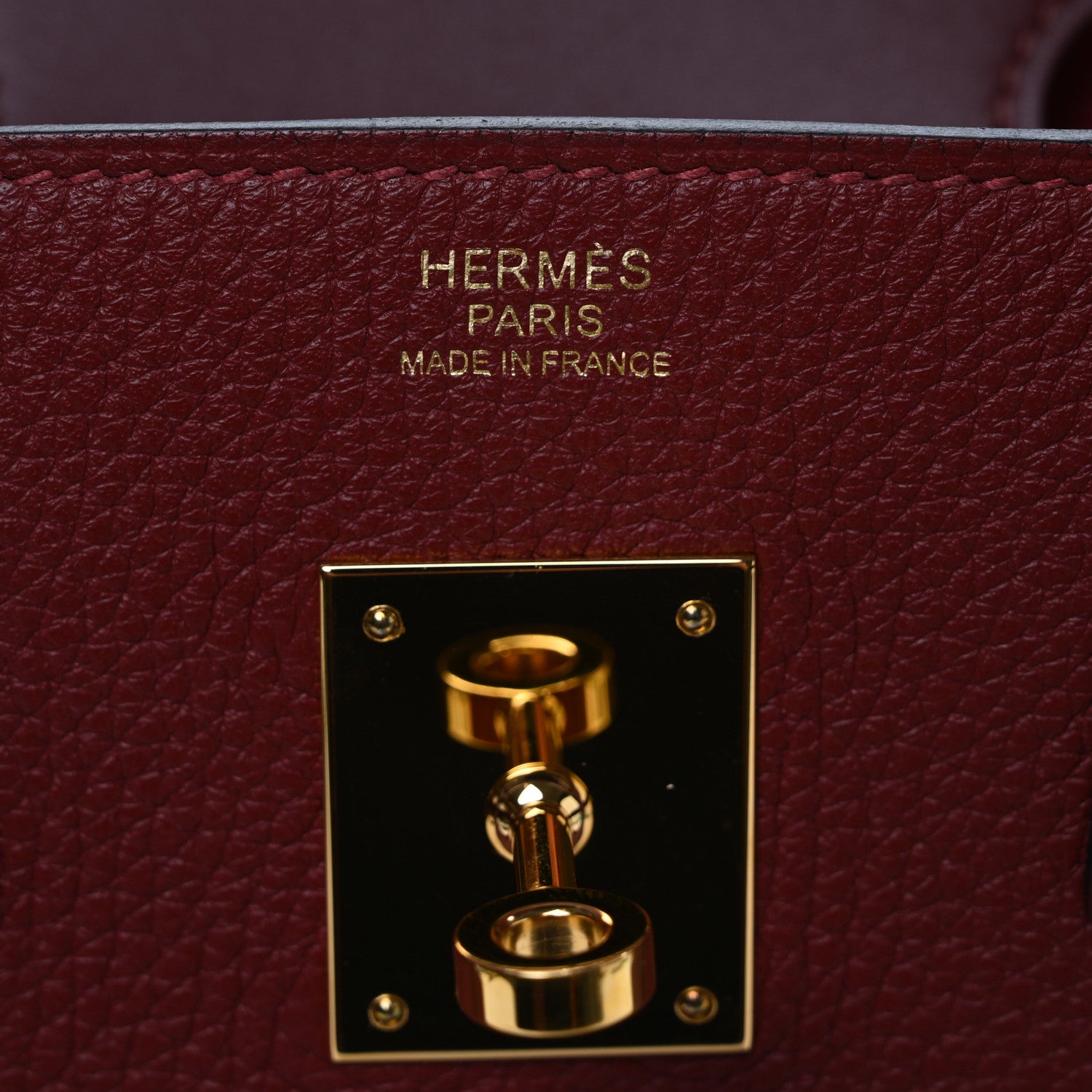 Hermes Taurillon Clemence Sombrero Birkin 30 Rouge H Rose Azalea 6 of 12