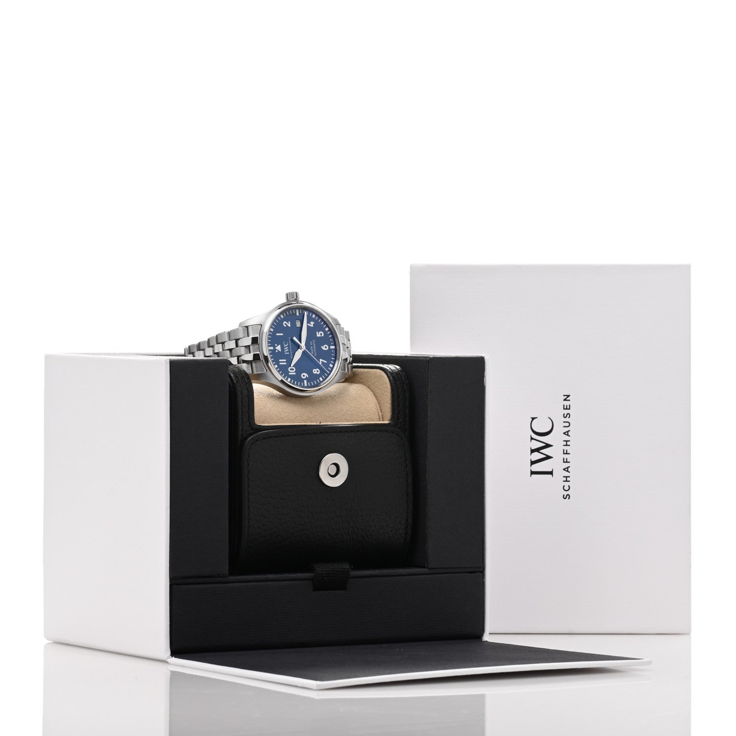 IWC Stainless Steel 40mm Pilot Mark XVII Automatic Watch Blue IW328204 5 of 5