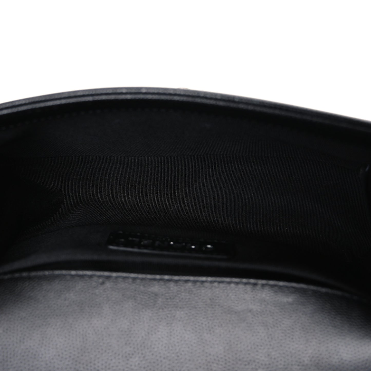 Caviar Quilted Small Boy Flap Black