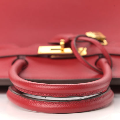 Hermes Epsom Birkin 30 Rouge Casaque 11 of 42