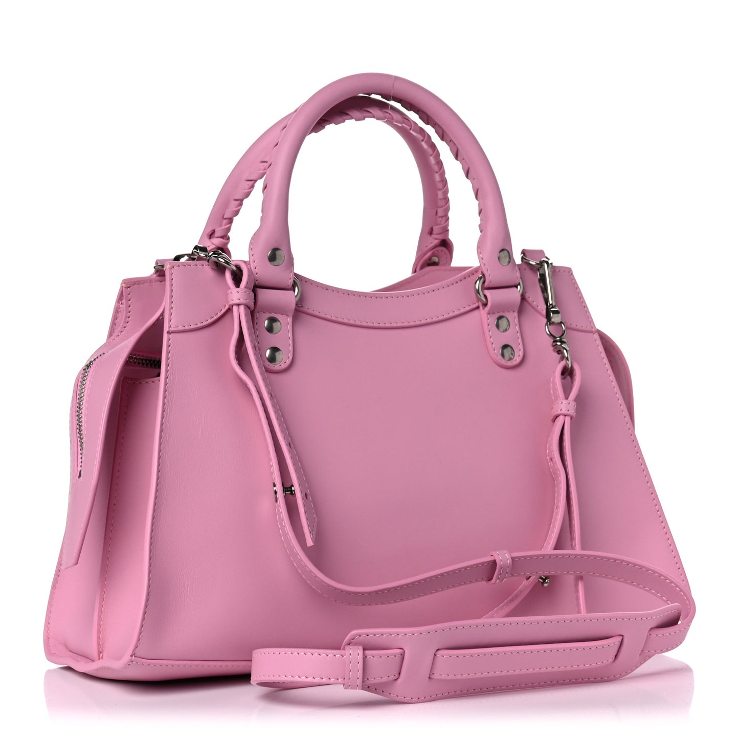 Smooth Calfskin Neo Classic Silver Hardware S City Candy Pink