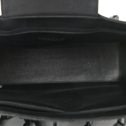 Chanel Caviar Diamond Stitched Tote So Black 5 of 19