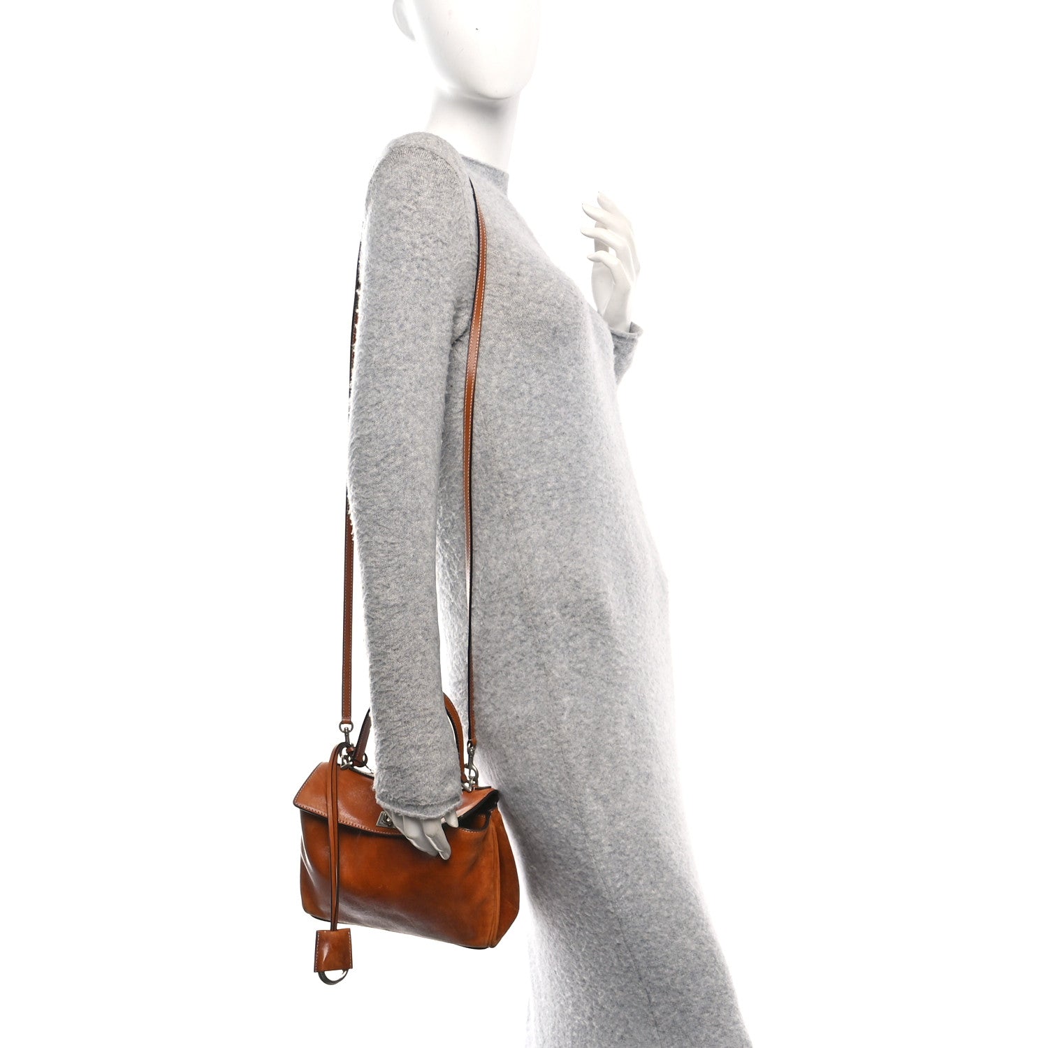 Balenciaga Vegetable Tanned Lambskin Mini Rodeo Top Handle Handbag Tan Cowboy 2 of 12