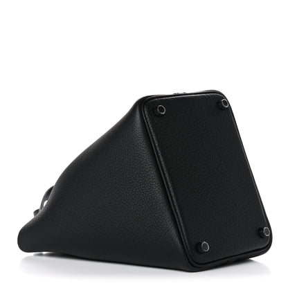 Hermes Taurillon Clemence Monochrome Picotin Lock 18 PM Black 3 of 9
