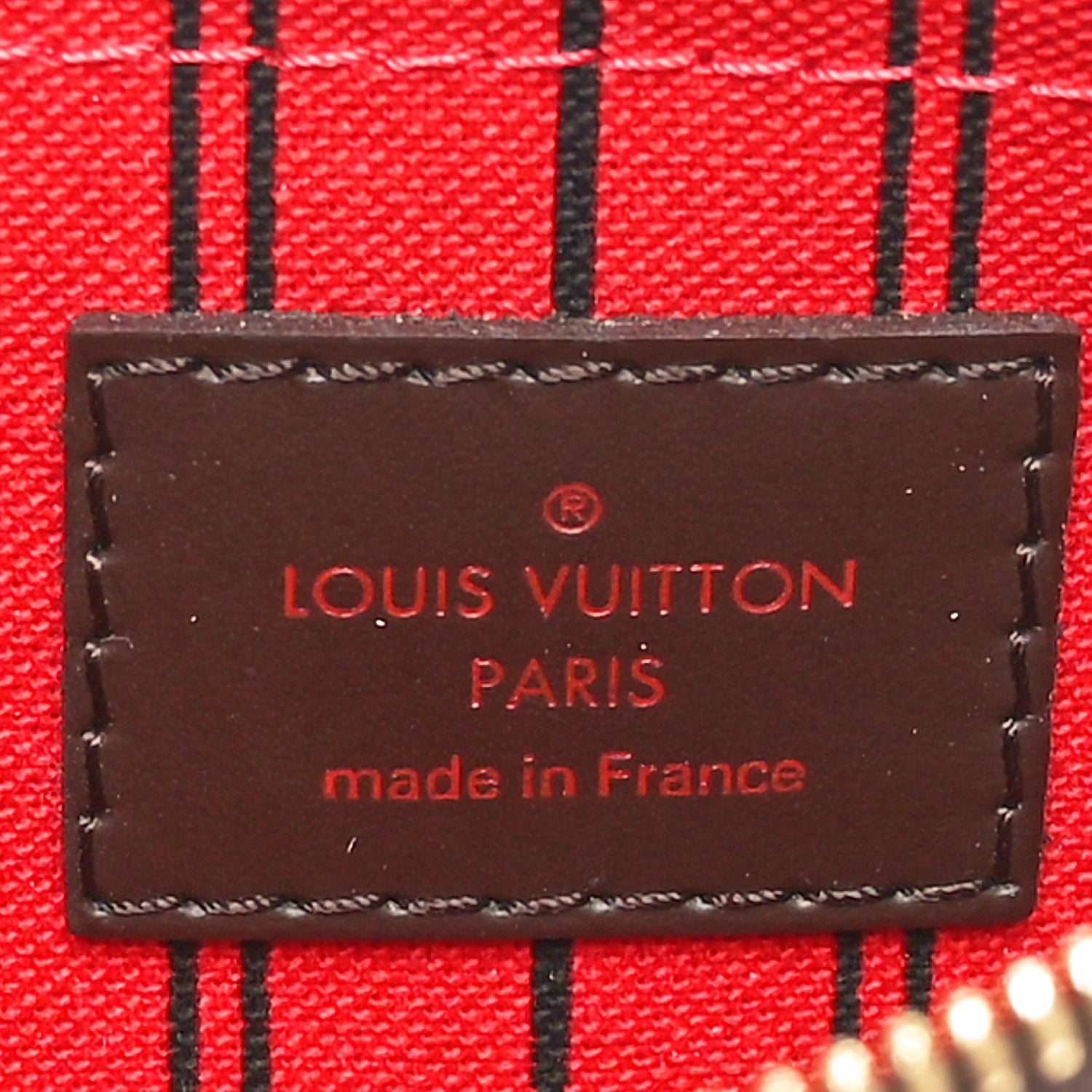 Louis Vuitton Damier Ebene Neverfull PM Pochette 6 of 7