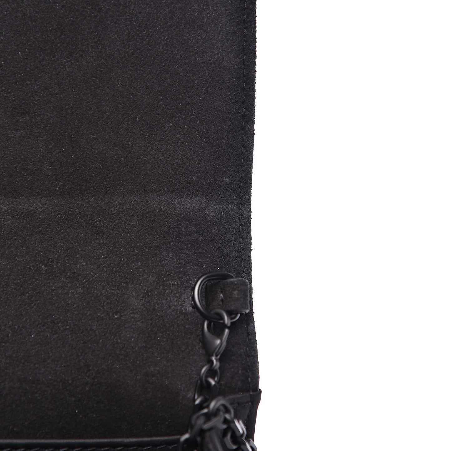Ultra Matte Calfskin Cannage Lady Dior Clutch Black