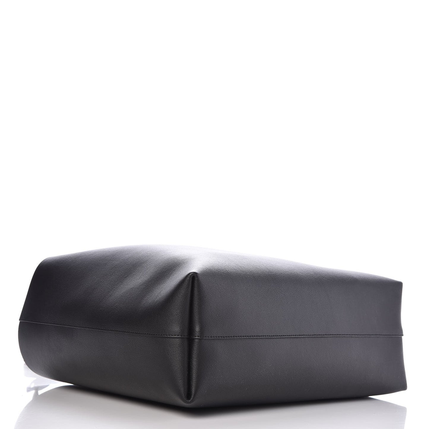 Calfskin Large Shopping Tote Black