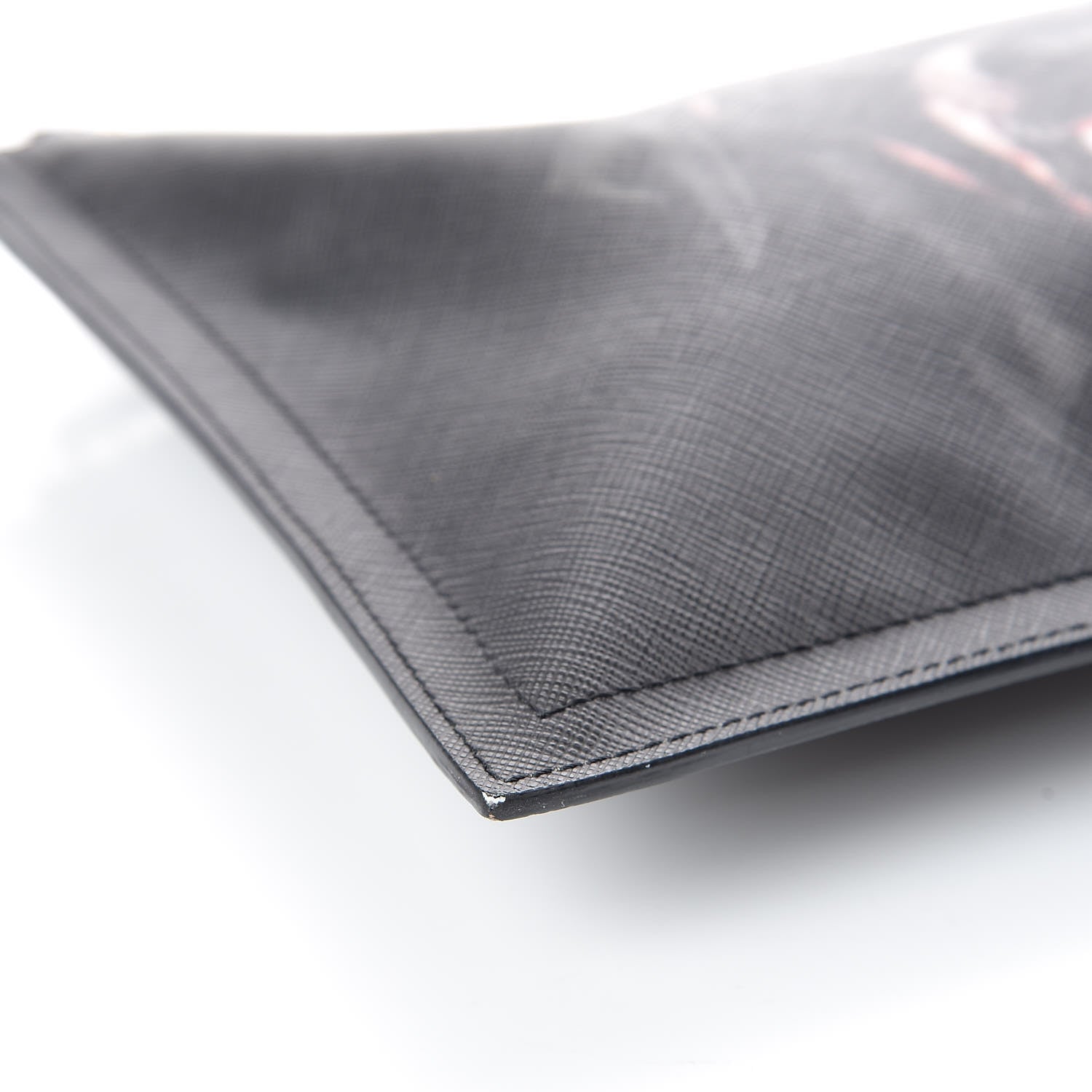 Givenchy Texutured Coated Canvas Rottweiler Print Medium Cosmetic Pouch Black 5 of 11
