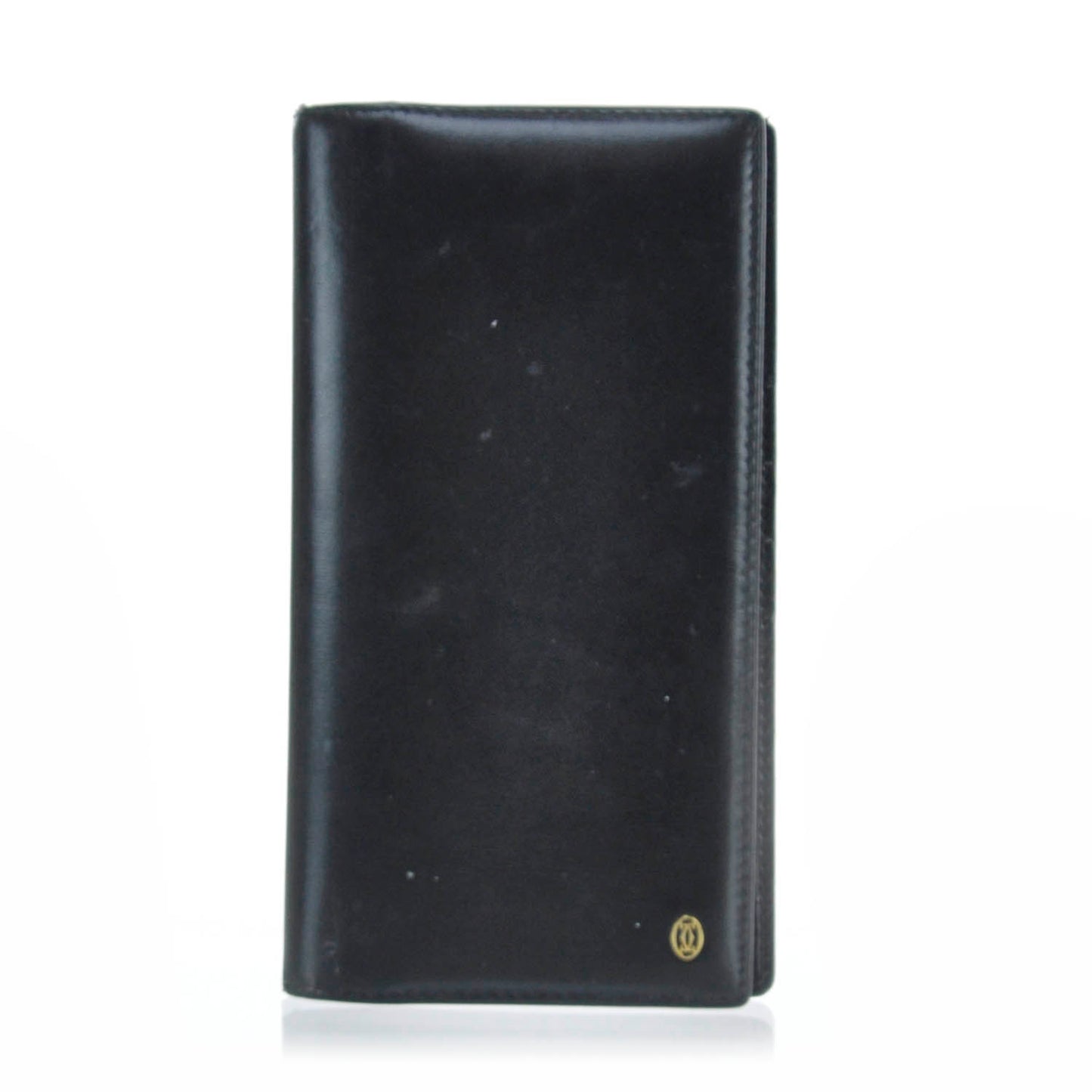 Leather Pocket Agenda Wallet Black