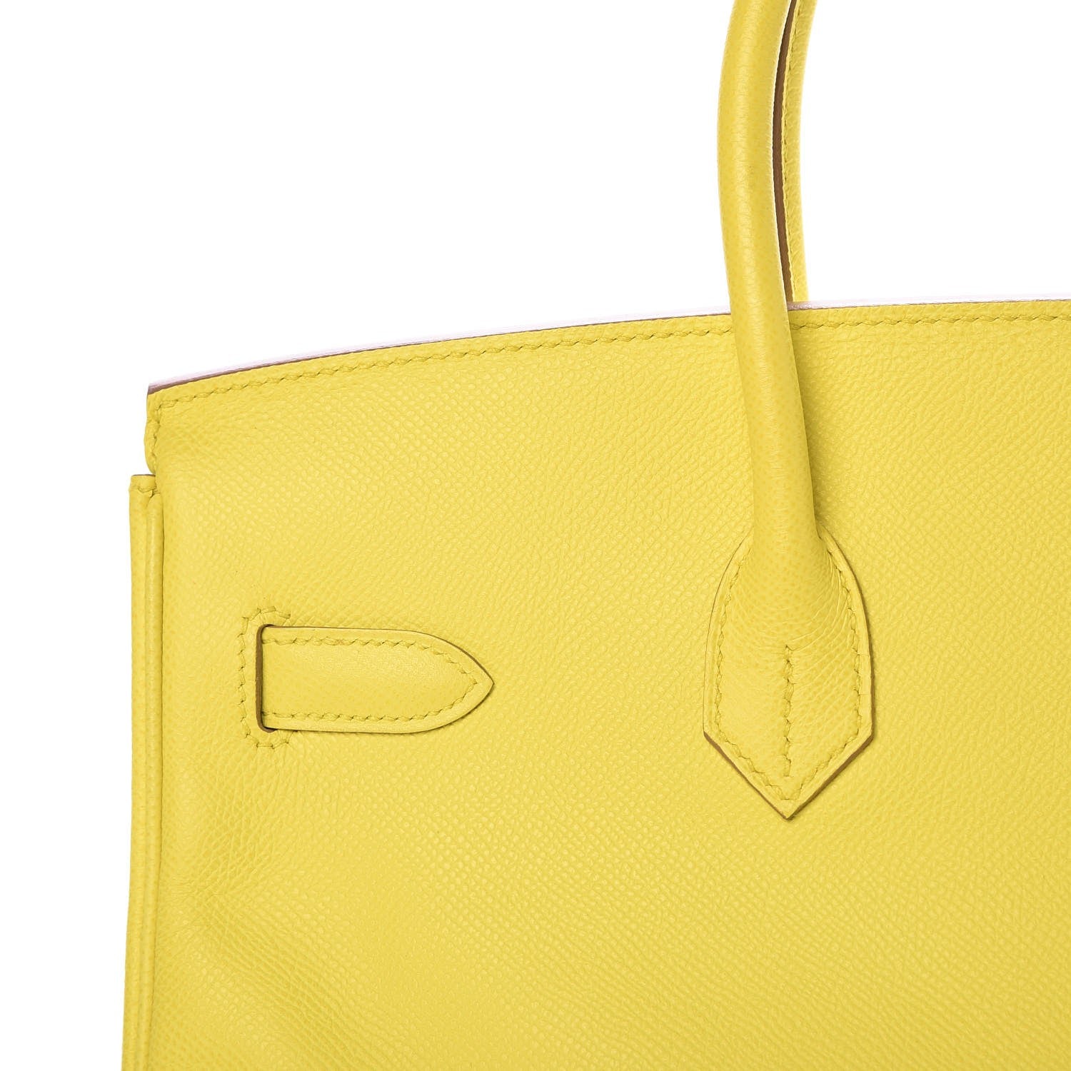 Hermes Epsom Birkin 35 Lime 17 of 35