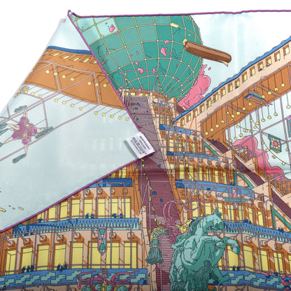 Hermes Silk La Legende Du Cheval A Plumes Scarf 90 2 of 5