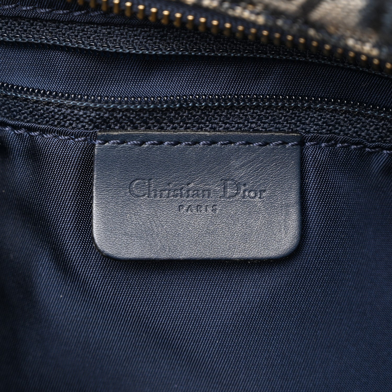 Christian Dior Monogram Duffle Navy Blue 6 of 18
