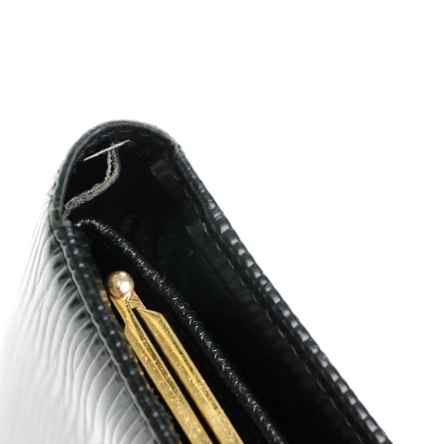 Epi French Purse Wallet Black
