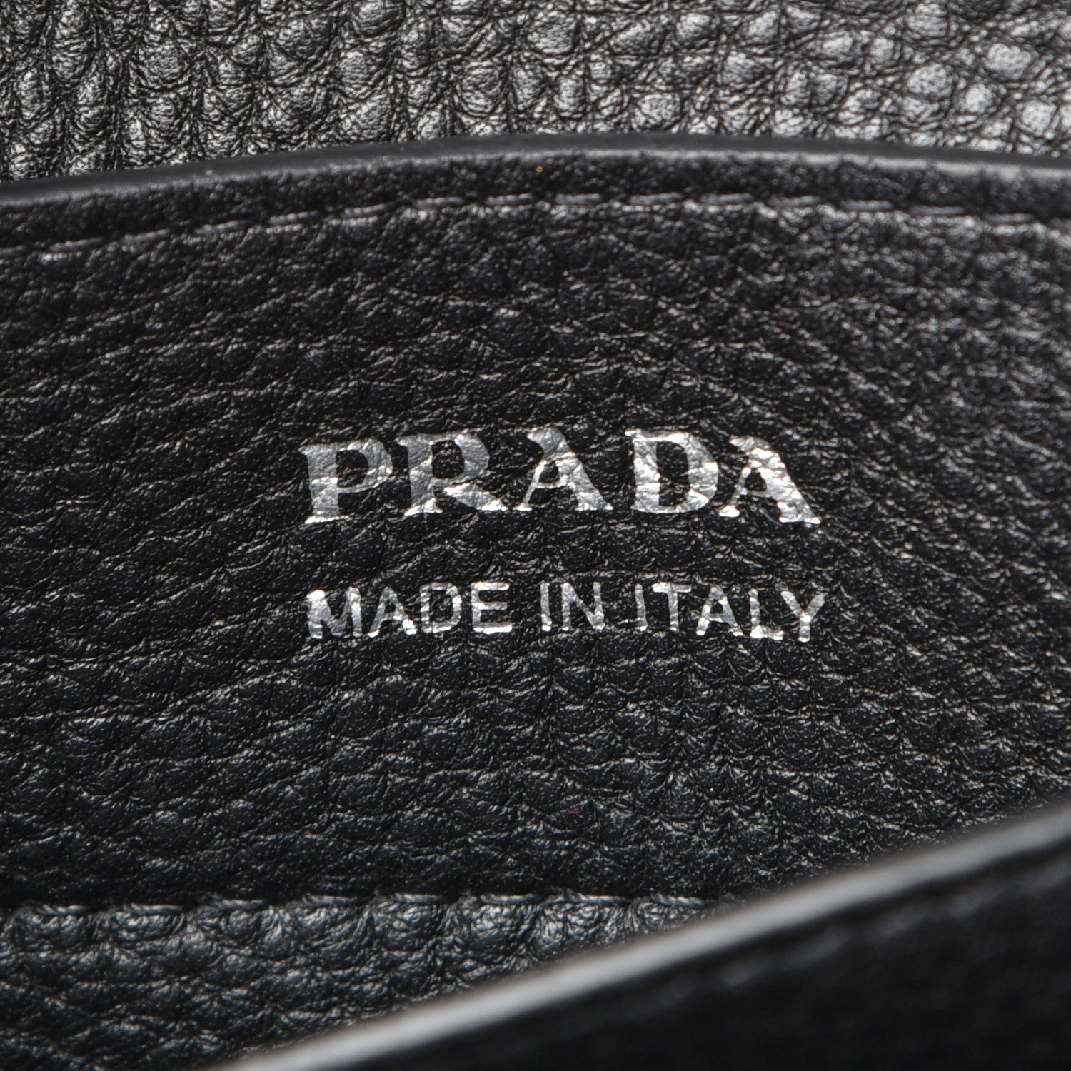 Prada Vitello Daino Small Double Bag Argilla Black 8 of 13