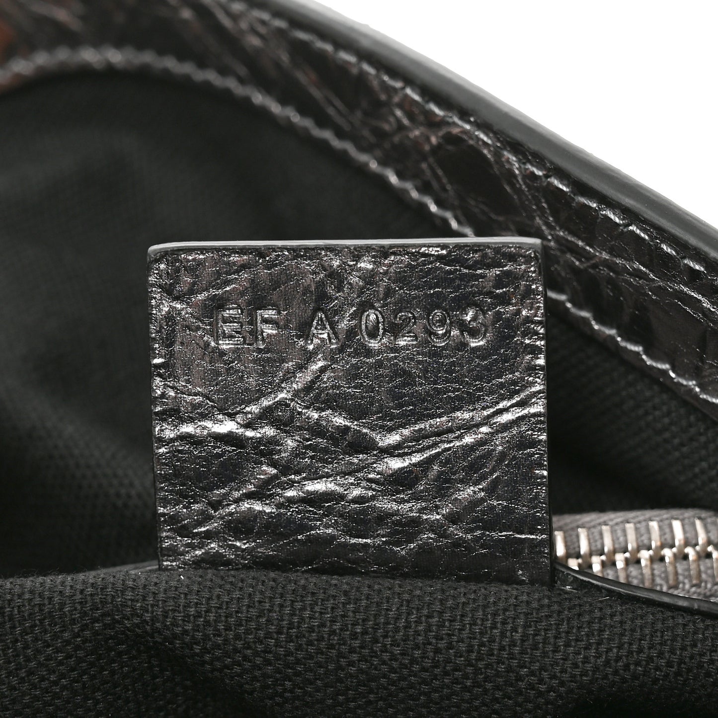 Metallic Calfskin Medium Voyou Bag Silver