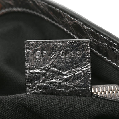 Givenchy Metallic Calfskin Medium Voyou Bag Silver 7 of 10