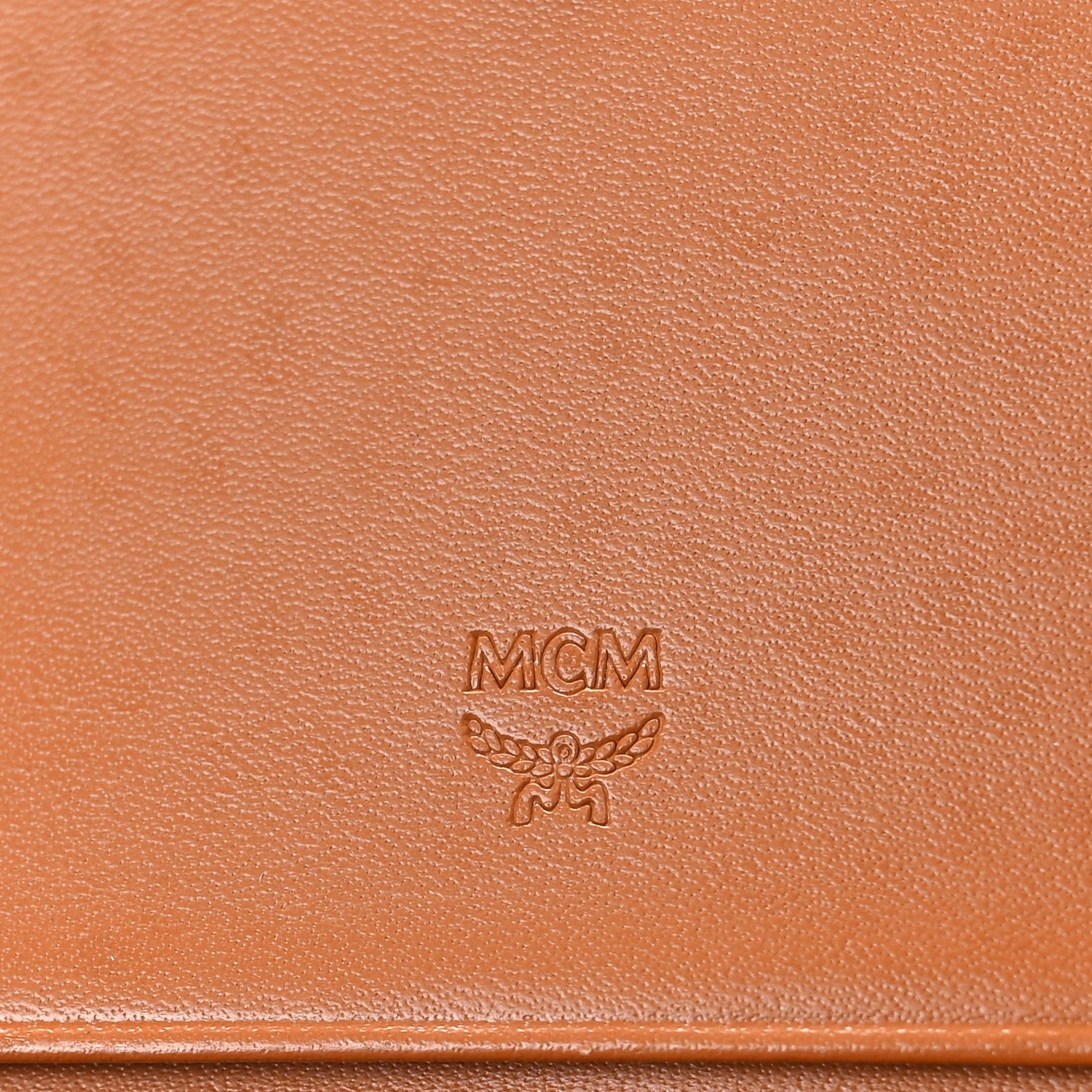 MCM Visetos New Year Series Rooster Three-Fold Flap Wallet Cognac 7 of 9
