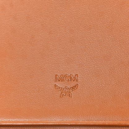MCM Visetos New Year Series Rooster Three-Fold Flap Wallet Cognac 7 of 9