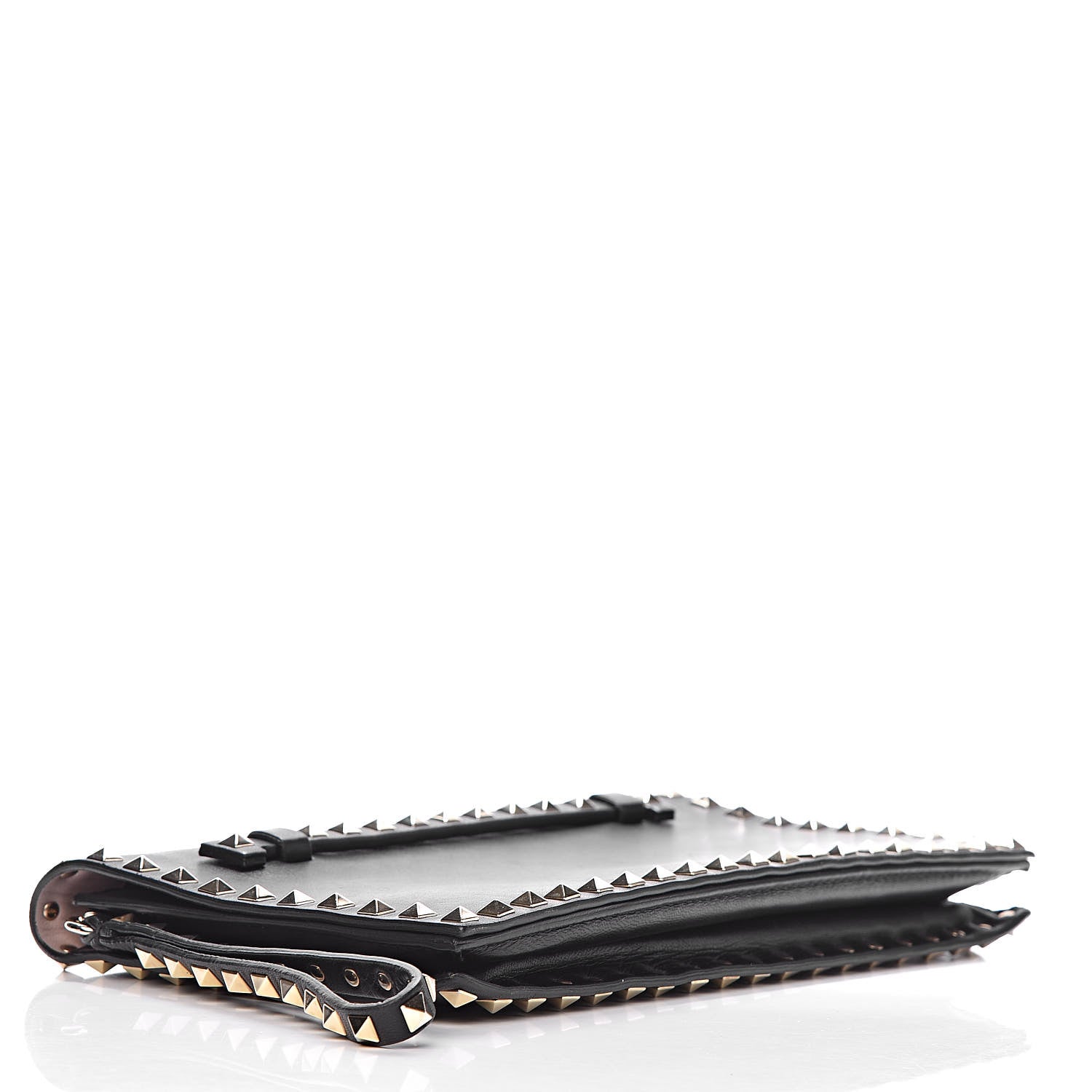 Valentino Garavani Nappa Rockstud Wristlet Clutch Black 4 of 11