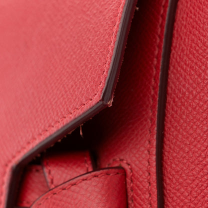 Celine Grained Calfskin Mini Belt Bag Coquelicot 14 of 15
