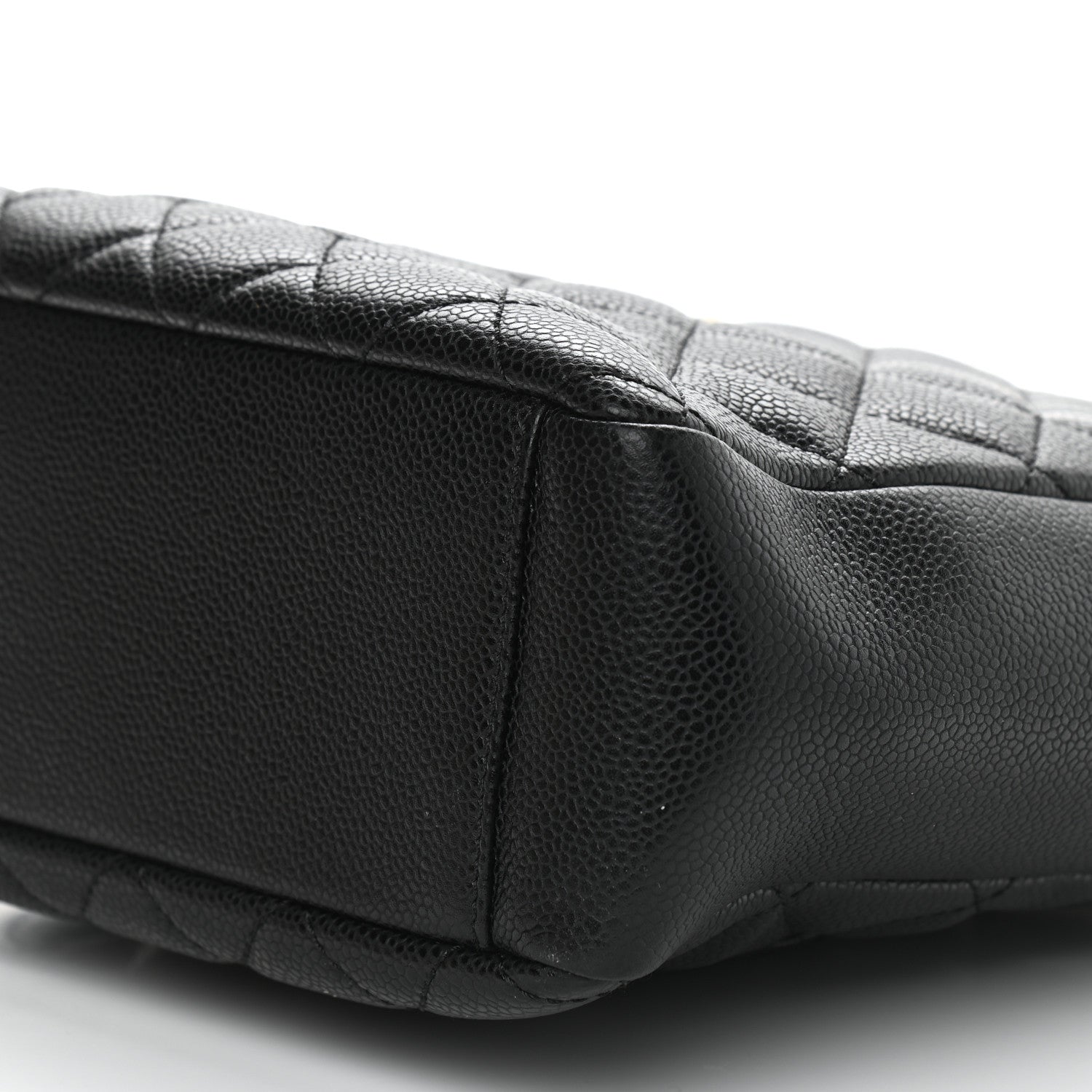 Chanel Caviar Quilted Petit Shopping Tote PST Black 9 of 9